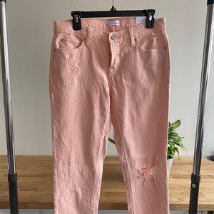 NEW Pink Boyfriend Jeans with Cuff
